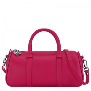 Women Longchamp Daylong S Handbag Dark Pink | Ireland-875TRAFHK