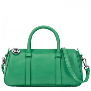 Women Longchamp Daylong S Handbag Green | Ireland-086BXRSKN