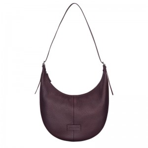 Women Longchamp Essential L Crossbody Bag Dark Purple | Ireland-217NIARST