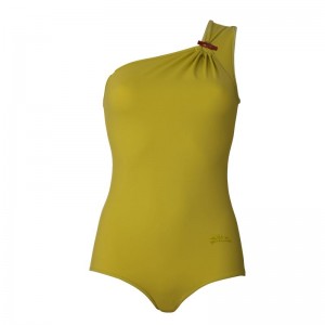 Women Longchamp Jersey Swimsuit Green | Ireland-152HDWFTN