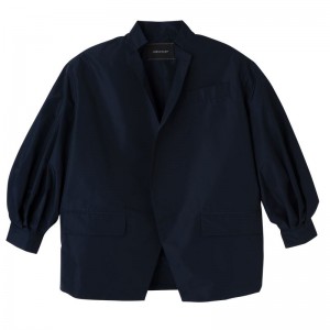 Women Longchamp Kimono Jacket Navy | Ireland-931KUGVDA