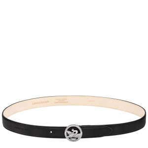 Women Longchamp La Médaille Belt Black | Ireland-238VOJIUQ