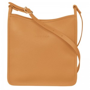 Women Longchamp Le Foulonné M Crossbody Bag Brown | Ireland-197CBPMOX