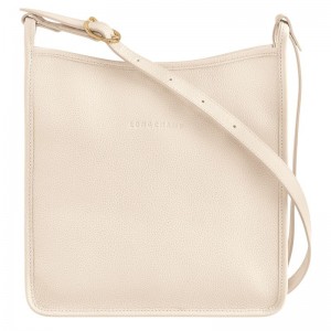 Women Longchamp Le Foulonné M Crossbody Bag Beige | Ireland-945GIWRZD