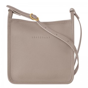 Women Longchamp Le Foulonné S Crossbody Bag Grey | Ireland-231TOIWDS