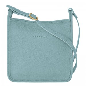 Women Longchamp Le Foulonné S Crossbody Bag Blue | Ireland-465QIUNFV