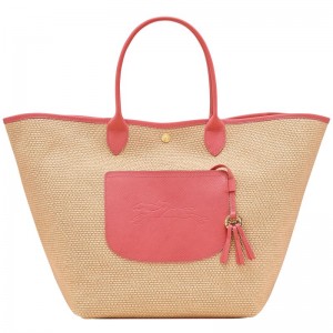 Women Longchamp Le Pliage Collection L Basket Tote Bag Pink | Ireland-307LHMYCR