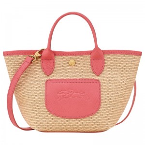 Women Longchamp Le Pliage Collection Xs Basket Tote Bag Pink | Ireland-958IGDZOY