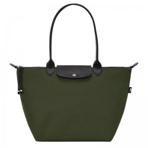 Women Longchamp Le Pliage Energy L Tote Bag Khaki | Ireland-492EQNPIW
