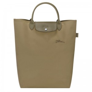 Women Longchamp Le Pliage Green M Tote Bag Olive | Ireland-125DXFSOK
