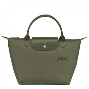 Women Longchamp Le Pliage Green S Handbag Dark Green | Ireland-153OFIRCT