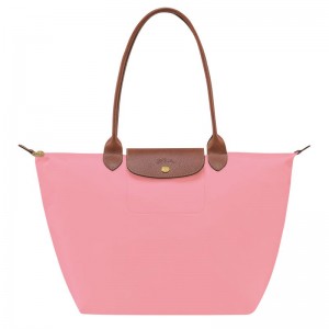 Women Longchamp Le Pliage Original L Tote Bag Pink | Ireland-819WFXLPV