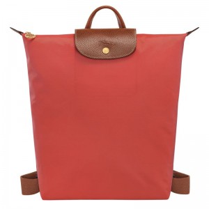 Women Longchamp Le Pliage Original M Backpack Pink | Ireland-081ZCFUOV
