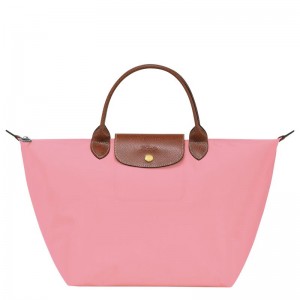 Women Longchamp Le Pliage Original M Handbag Pink | Ireland-204ECOLIP