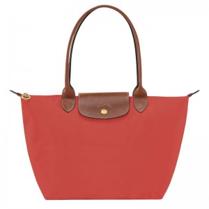 Women Longchamp Le Pliage Original M Tote Bag Pink | Ireland-073BTHMIG