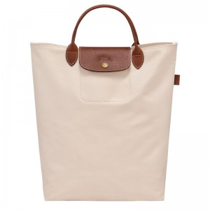 Women Longchamp Le Pliage Original M Tote Bag Beige | Ireland-974JEDIQT