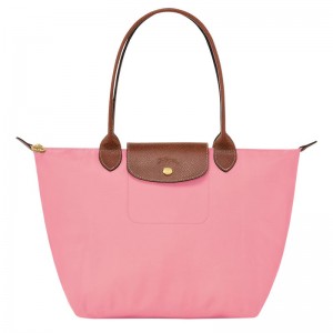 Women Longchamp Le Pliage Original M Tote Bag Pink | Ireland-369YTHXUR