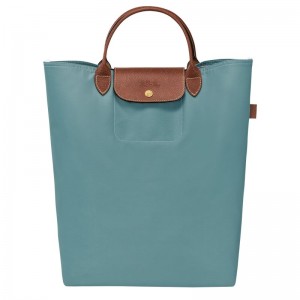 Women Longchamp Le Pliage Original M Tote Bag Blue | Ireland-762MTUPDH