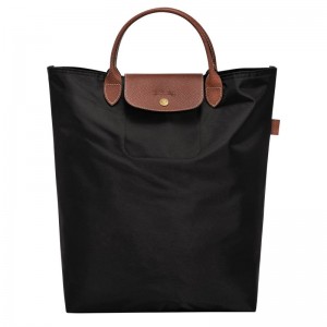 Women Longchamp Le Pliage Original M Tote Bag Black | Ireland-562ZWXCNK