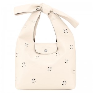 Women Longchamp Le Pliage Xtra M Shoulder Bag Cream | Ireland-570IUBQMP