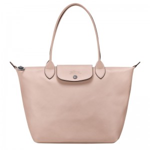 Women Longchamp Le Pliage Xtra M Tote Bag Beige | Ireland-208VBEJPF