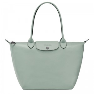 Women Longchamp Le Pliage Xtra M Tote Bag Blue Green | Ireland-281BELZQV