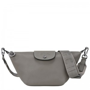 Women Longchamp Le Pliage Xtra Xs Crossbody Bag Grey | Ireland-789APMXHZ