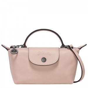 Women Longchamp Le Pliage Xtra Xs Pouch Beige | Ireland-834XWSRZG