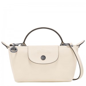 Women Longchamp Le Pliage Xtra Xs Pouch Cream | Ireland-395NBKREA