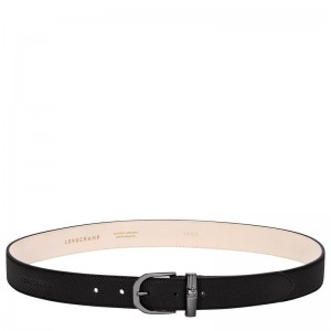 Women Longchamp Le Roseau Belt Black | Ireland-506EYZMUC