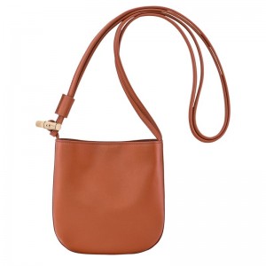 Women Longchamp Le Roseau S Crossbody Bag Orange | Ireland-708EXBJPL