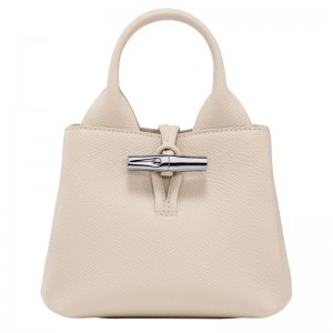 Women Longchamp Le Roseau Xs Handbag Beige | Ireland-754CZILVF
