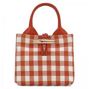 Women Longchamp Le Roseau Xs Handbag Orange | Ireland-379DVNESJ