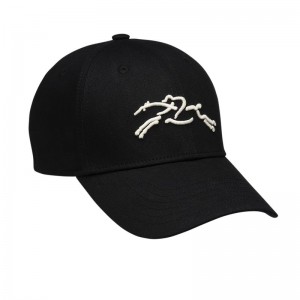 Women Longchamp Solid Cap Black | Ireland-079PWUYAQ
