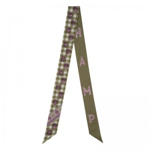 Women Longchamp The Bucolic Escapade Headband Olive / Multicolor | Ireland-309HXKBIT