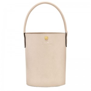 Women Longchamp Épure S Bucket Bag Beige | Ireland-852SWZRHM