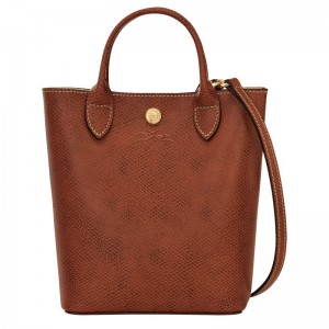 Women Longchamp Épure Xs Tote Bag Brown | Ireland-420ZMJOUQ