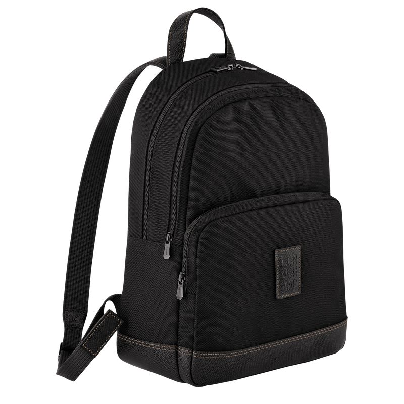 Men Longchamp Boxford Backpack Black | Ireland-738VONFCH