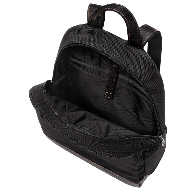 Men Longchamp Boxford Backpack Black | Ireland-738VONFCH