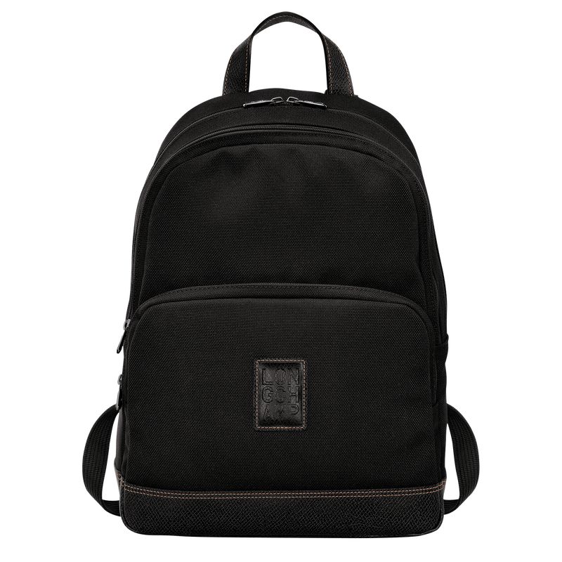 Men Longchamp Boxford Backpack Black | Ireland-738VONFCH