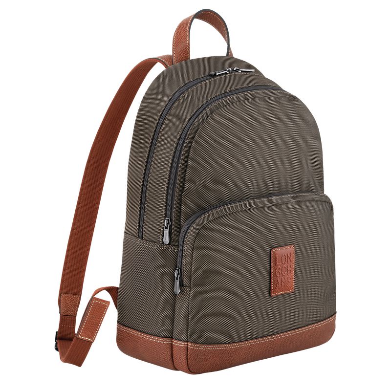 Men Longchamp Boxford Backpack Brown | Ireland-267JKBTPF