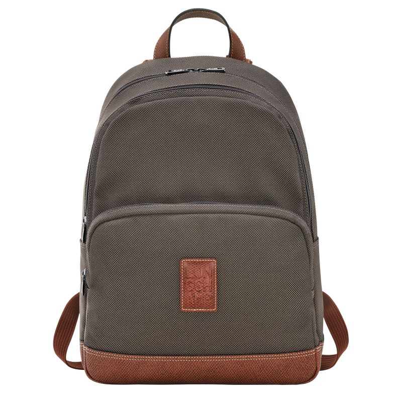 Men Longchamp Boxford Backpack Brown | Ireland-267JKBTPF