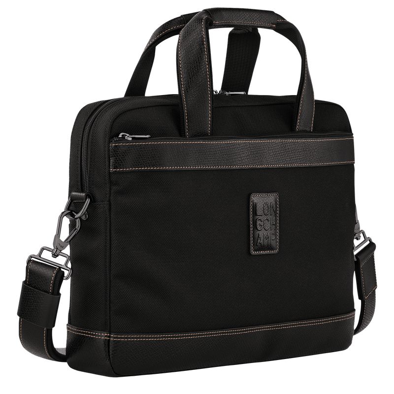 Men Longchamp Boxford S Briefcase Black | Ireland-073HZFWCX