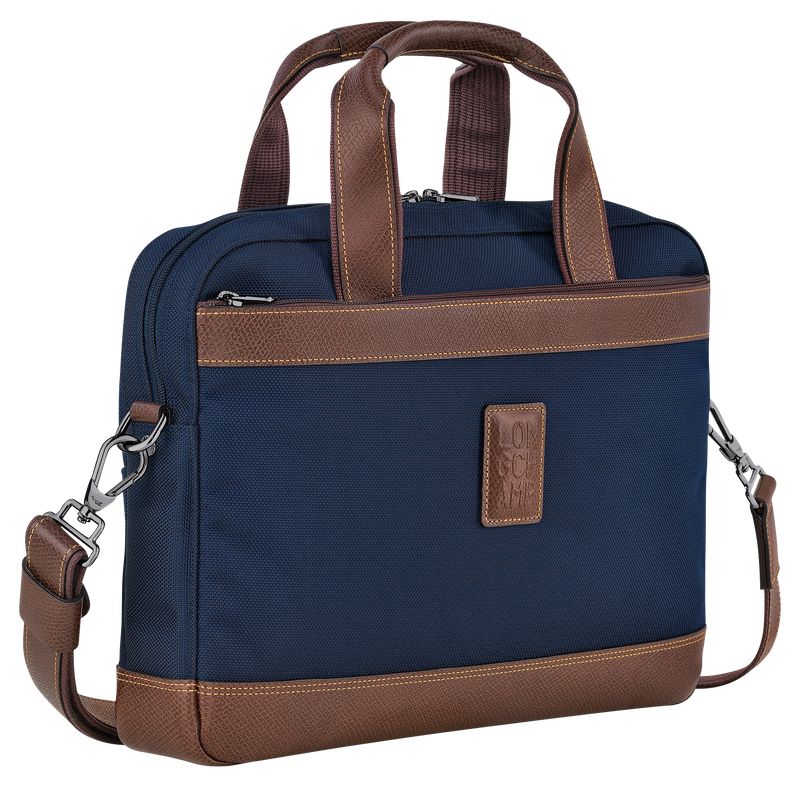 Men Longchamp Boxford S Briefcase Blue | Ireland-823GFJLIV