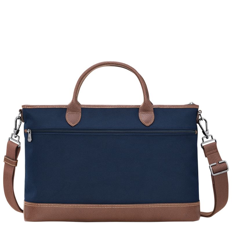 Men Longchamp Boxford S Briefcase Blue | Ireland-847KCYLRE