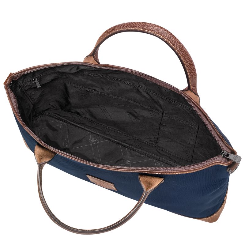 Men Longchamp Boxford S Briefcase Blue | Ireland-847KCYLRE