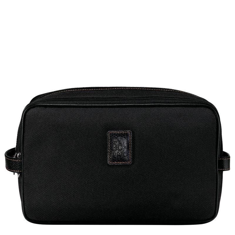 Men Longchamp Boxford Toiletry Bags Black | Ireland-983KODINL