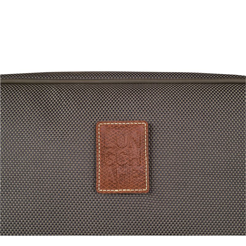 Men Longchamp Boxford Toiletry Bags Brown | Ireland-708ESDLKG
