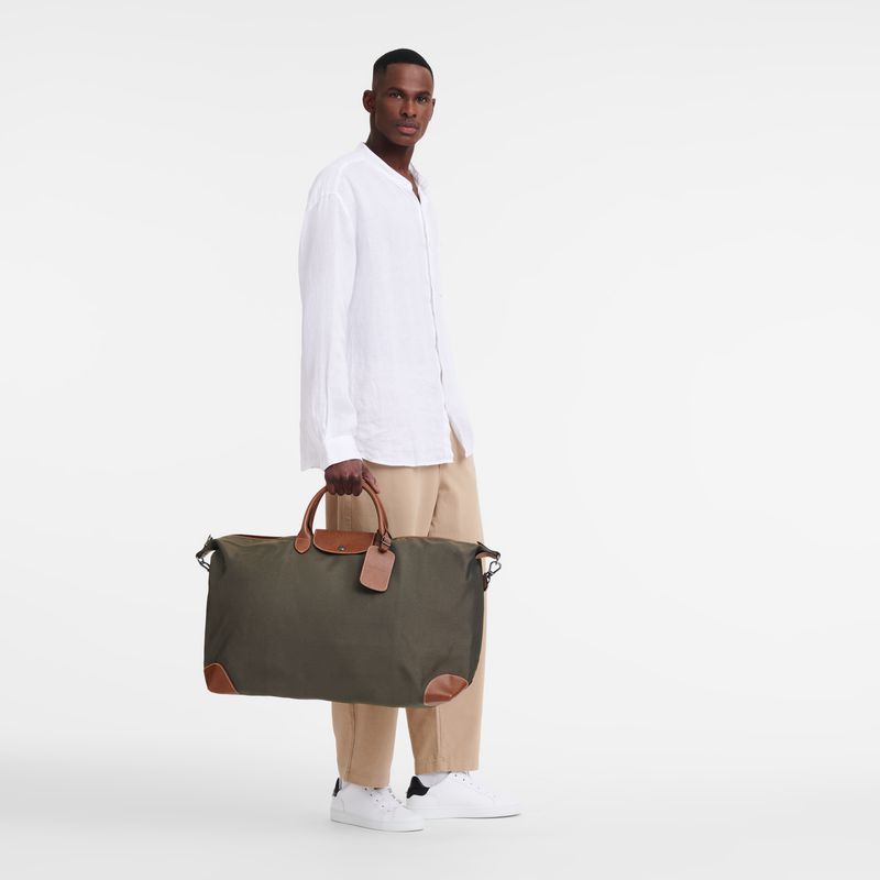 Men Longchamp Boxford Xl Travel Bag Brown | Ireland-659CKHYXQ