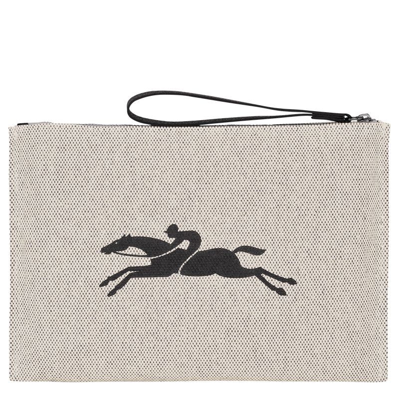 Men Longchamp Essential Pouch Cream | Ireland-315KELJHX
